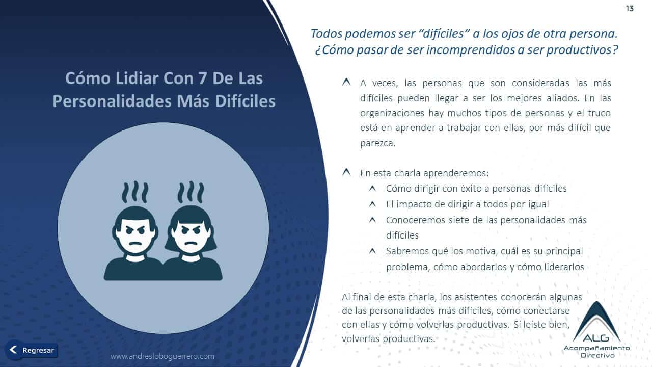 como lidiar con personalidades dificiles